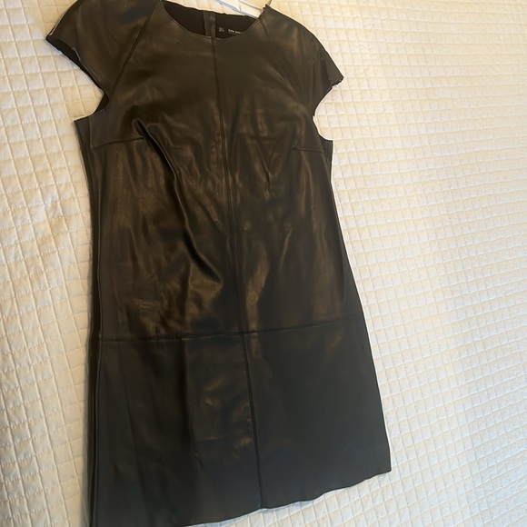 Zara faux leather dress - Picture 8 of 8